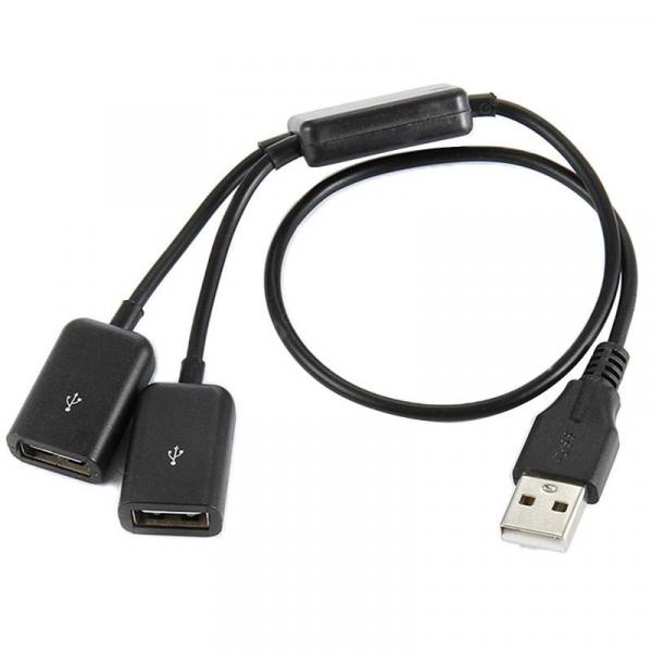 offertehitech-gearbest-CY U2 - 325 USB Male to Dual USB Female Adapter Cable