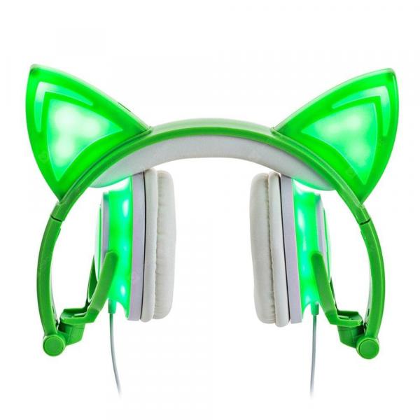 offertehitech-gearbest-Cute Foldable Flashing Cat Ear Headphones