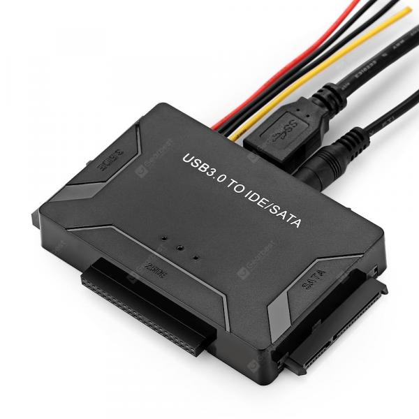 offertehitech-gearbest-Gocomma USB3.0 to SATA IDE Hard Disk Adapter Converter