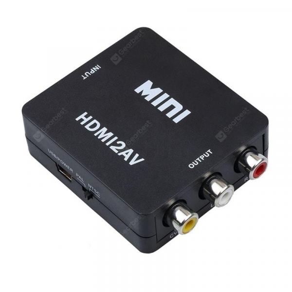 offertehitech-gearbest-HDMI to AV Composite Video Converter Adapter
