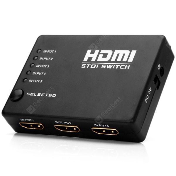 offertehitech-gearbest-High Performance 5 x 1 HDMI Switch