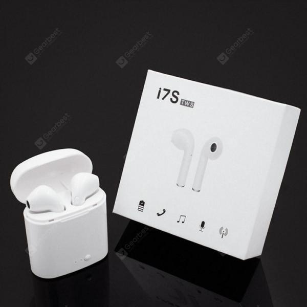 offertehitech-gearbest-I7 TWS Bluetooth Headset i7 Wireless Bluetooth Headset with Charging Warehouse