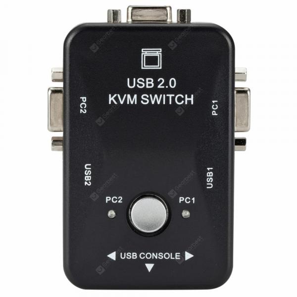offertehitech-gearbest-KVM Switch 2 in 1 VGA Switcher 3 Ports USB 2.0 2 Ports USB BF Converter