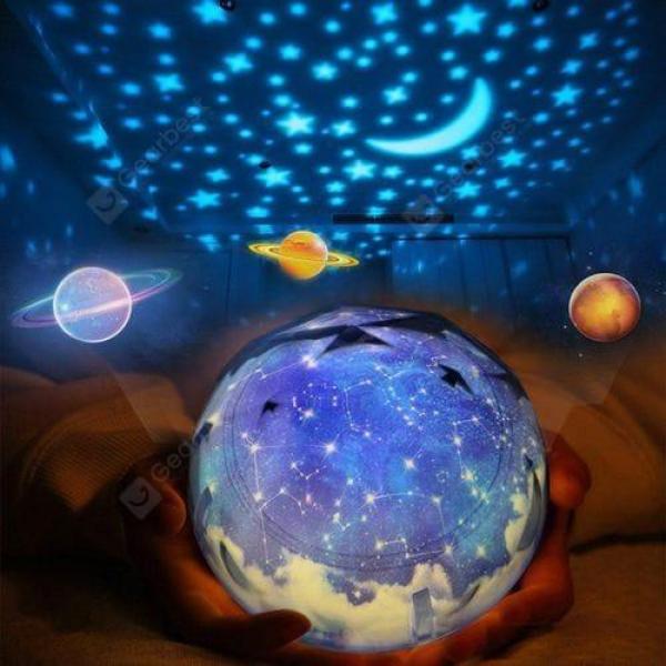 offertehitech-gearbest-Star Night Lights for Kids Universe Cosmos Starry Light Projector Rotating Lamp