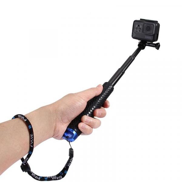 offertehitech-gearbest-Telescopic Handheld GoPro Selfie Stick Aluminum Alloy Gopro Accessories