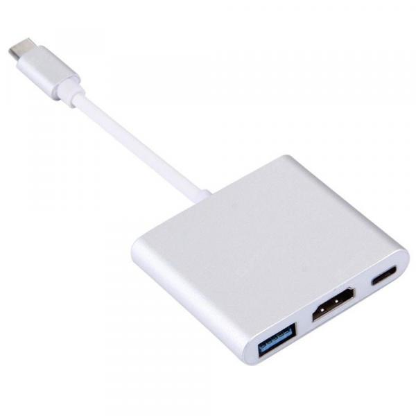 offertehitech-gearbest-USB 3.1 Type-C to 4K HDMI / USB 3.0 / Type-C Convertor Cable Adapter