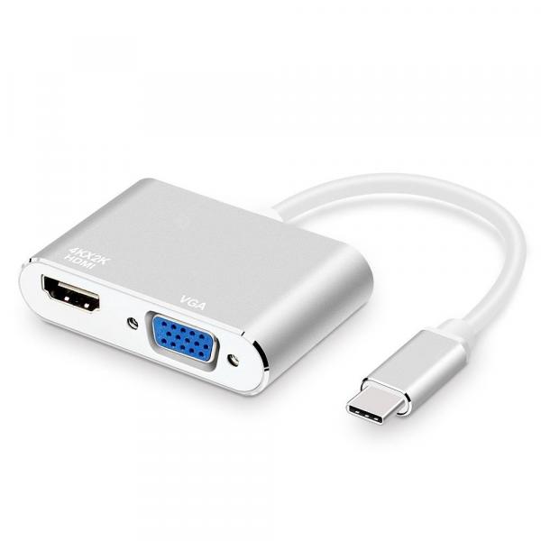 offertehitech-gearbest-USB 3.1 Type-C to HDMI / VGA Converter Adapter