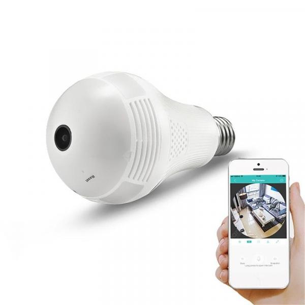 offertehitech-gearbest-360 Degree Panoramic Lamp Bulb WiFi Security Cameras  Gearbest