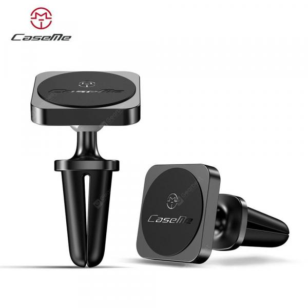 offertehitech-gearbest-CaseMe Magnetic Phone Car Holder 360 Degree Mobile Phone Mount Air Vent Stand Holder for iPhone X /Samsung All Smartphone  Gearbest