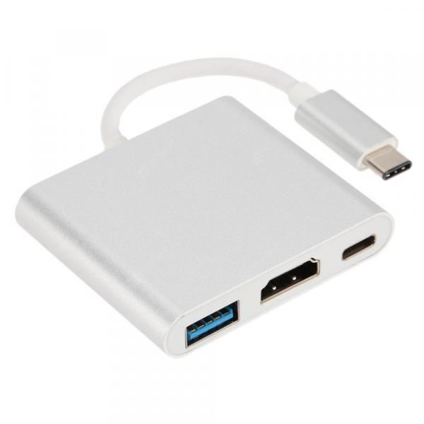 offertehitech-gearbest-Cwxuan USB 3.1 Type-C to HDMI / USB 3.0 / USB-C Adapter  Gearbest