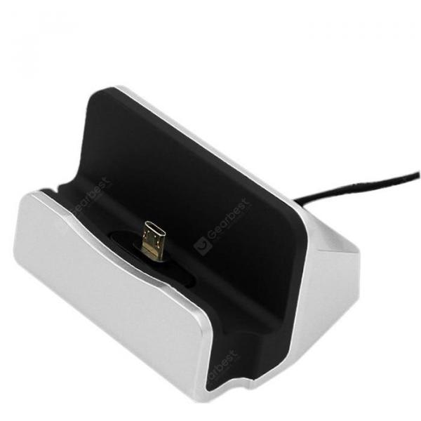 offertehitech-gearbest-Micro USB2.0 Mobile Phone Charging Sync Dock Station Base Holder with Cable
