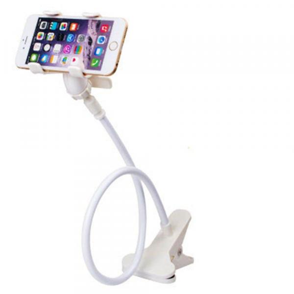 offertehitech-gearbest-Universal Long Arm Lazy Mobile Phone Gooseneck Stand Holder Flexible Bed Desk Table Clip Bracket for Phone