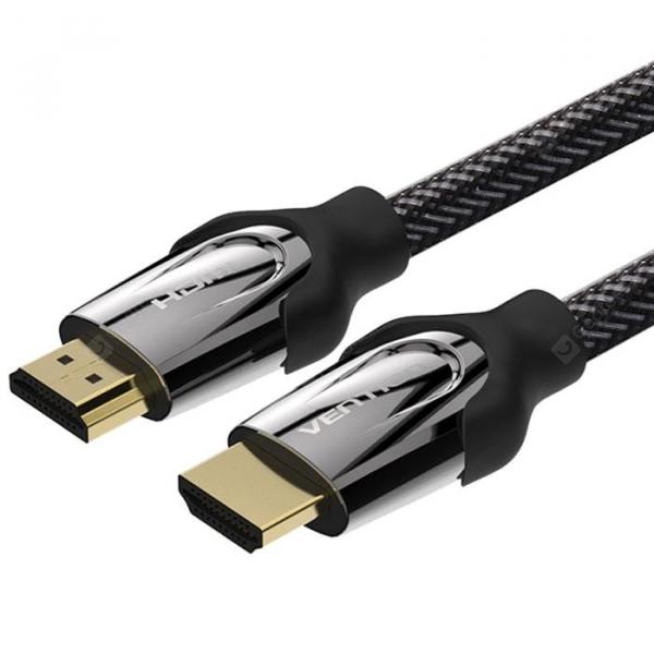 offertehitech-gearbest-Vention VAA - B05 Weaving HDMI Cable Zinc Alloy 18Gbps  Gearbest