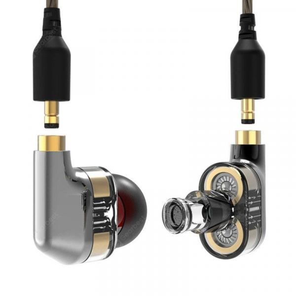 offertehitech-gearbest-WS25 Double Dynamic HiFi Stereo Earphones