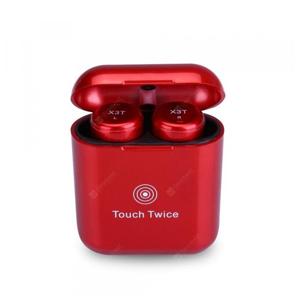 offertehitech-gearbest-X3T Touch Control Wireless Bluetooth Headset 2pcs