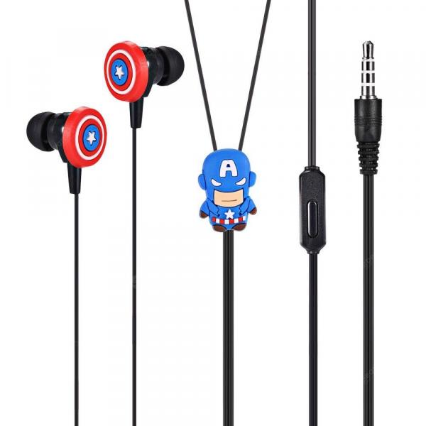 offertehitech-gearbest-Y04 Cartoon 3.5mm Wired In-ear Stereo Earphones with Mic  Gearbest