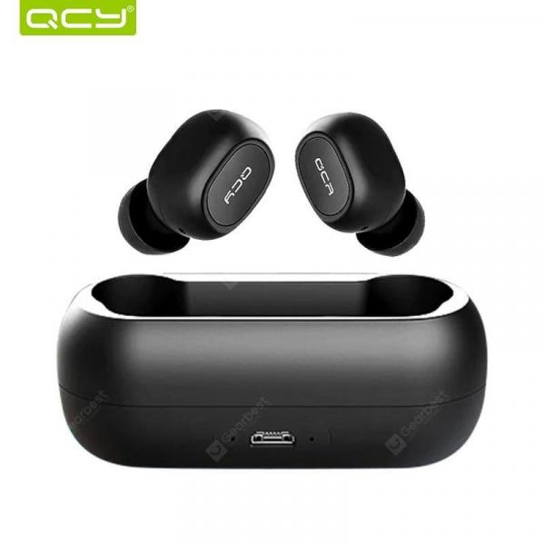 offertehitech-gearbest-2018 QCY T1 TWS Bluetooth  Wireless Earphones with Dual Microphone Sports Headphones for IOS Android  Gearbest