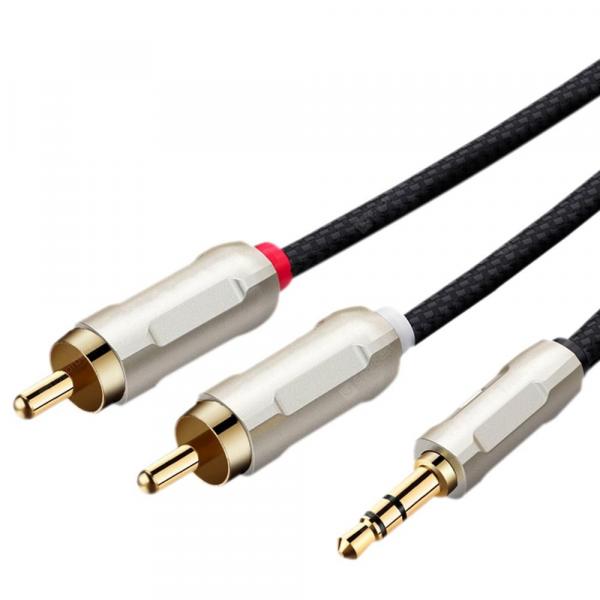offertehitech-gearbest-3.5mm Jack to 2RCA Audio Cable 150cm  Gearbest