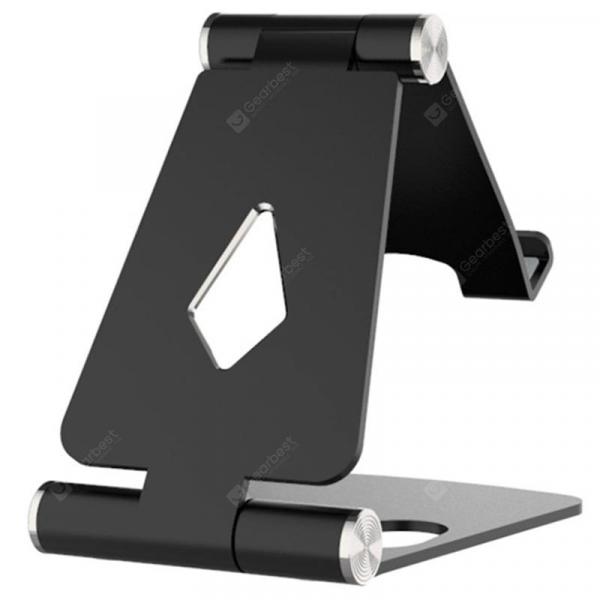 offertehitech-gearbest-Double Folding Bracket Aluminum Alloy Mobile Phone Bracket Metal Desktop Bracket  Gearbest