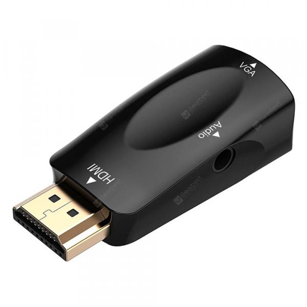 offertehitech-gearbest-HDMI To VGA with 3.5MM Audio Adapter Converter  Gearbest