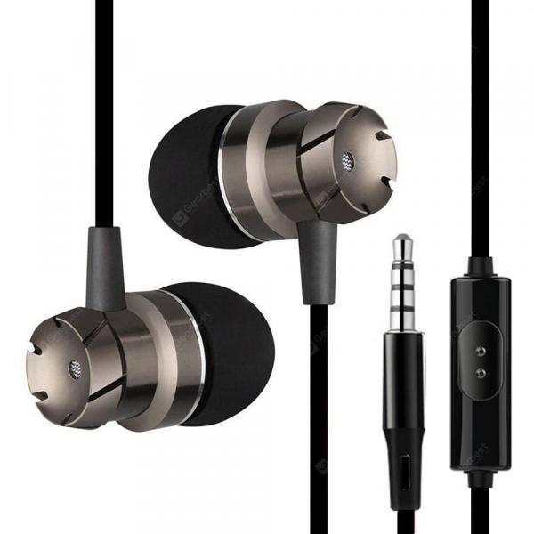 offertehitech-gearbest-J01 Metal Turbine In-ear Subwoofer Wired Earphone  Gearbest