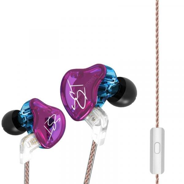 offertehitech-gearbest-KZ ZST Wired On-cord Control Noise-canceling In-ear Earphones with MIC  Gearbest