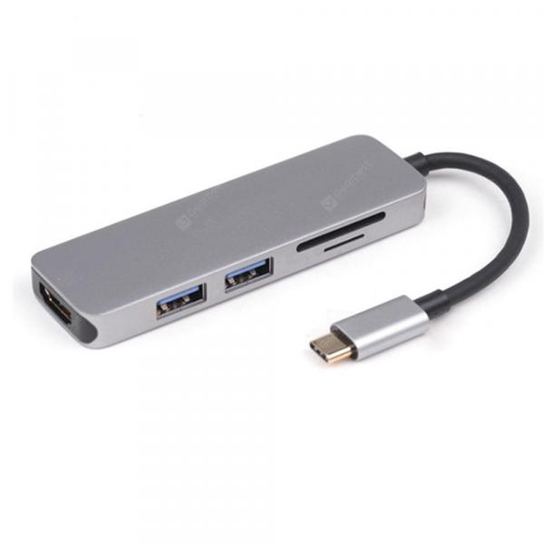 offertehitech-gearbest-Type C Hub USB C USB3.1  with HDMI 5 in 1 Combo  Gearbest