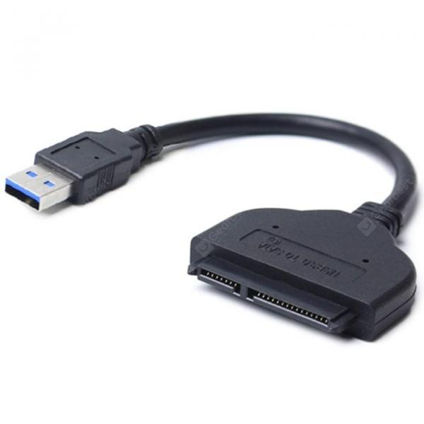offertehitech-gearbest-USB 3.0 to SATA 15 Pin Hard Disk Cable Adapter Converter  Gearbest