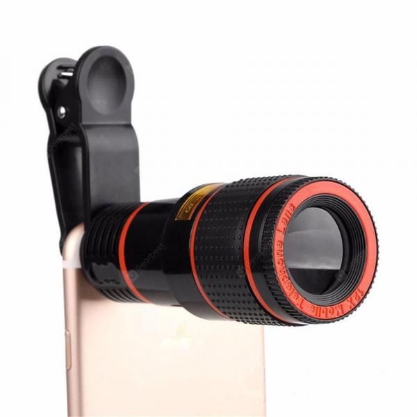 offertehitech-gearbest-12X Zoom Optical Mobile Phone Telephoto Camera Lens with Clip  Gearbest