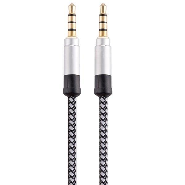 offertehitech-gearbest-3.5MM Braided Audio Cable Male To Male Nylon AUX Pair Recording Line Car Audio 1.5m  Gearbest