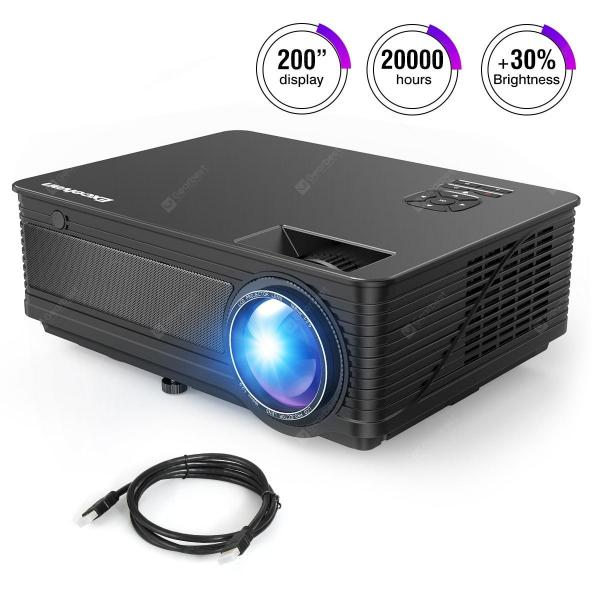 offertehitech-gearbest-Excelvan M5 LED Projector Support Full HD 1080P HDMI Home Theater Connect With PS4 iPhone iPad  Gearbest