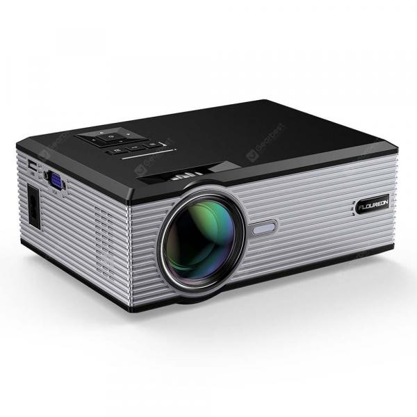 offertehitech-gearbest-FLOUREON BL-88 Portable Home Movie Projector 20DB Quiet 1080P Support VGA USB AV SD HDMI TV  Gearbest