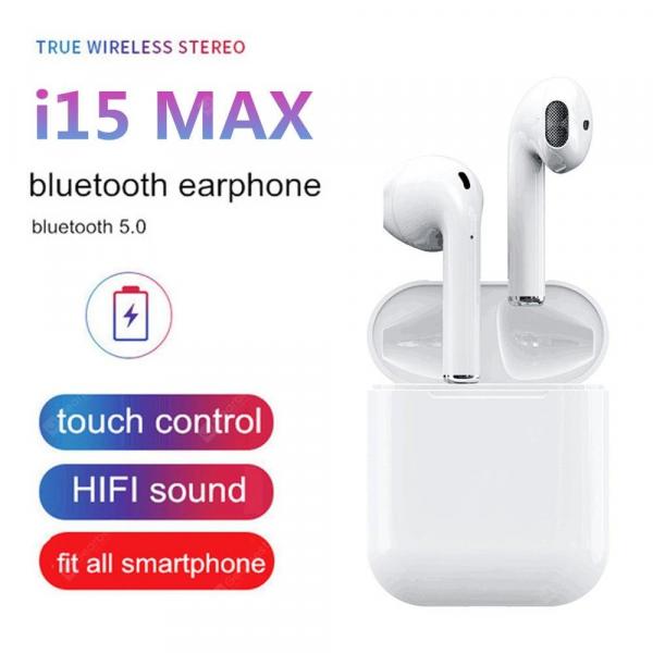 offertehitech-gearbest-I15 max earbud wireless stereo Bluetooth headset with charging box for all smartphones  Gearbest
