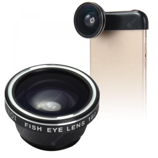 offertehitech-gearbest-LIEQI LQ - 018 3 In 1 180 Degree Fisheye Photo Lens  Gearbest