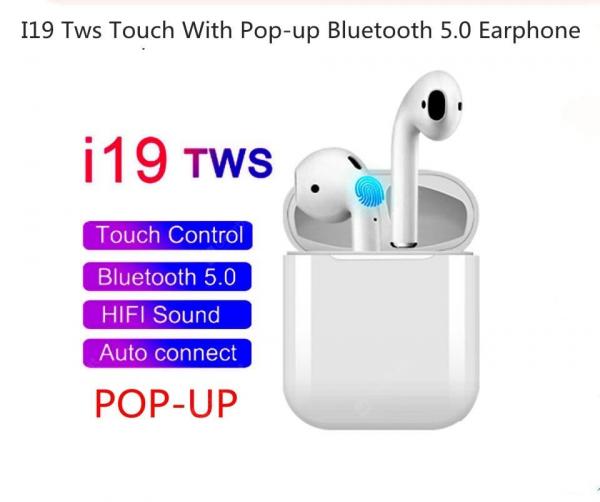 offertehitech-gearbest-New upgraded I19 tws touch pop-up wireless stereo sports Bluetooth headset  Gearbest