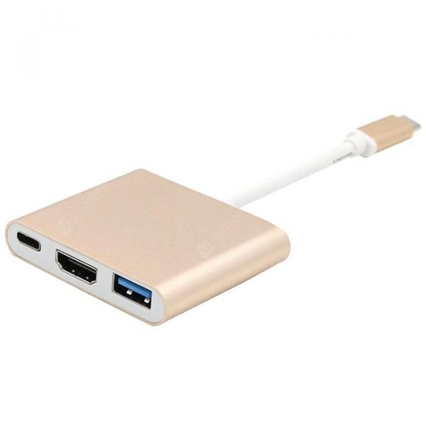 offertehitech-gearbest-USB 3.1 Type-C to HDMI + USB 3.0 Converter  Gearbest