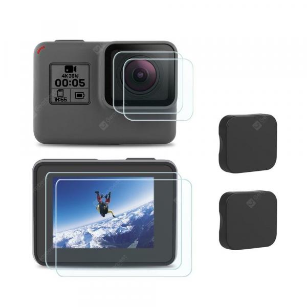 offertehitech-gearbest-2pcs Multi-in-one screen lens protection kit for Gopro Hero 5 / Gopro Hero 6  Gearbest