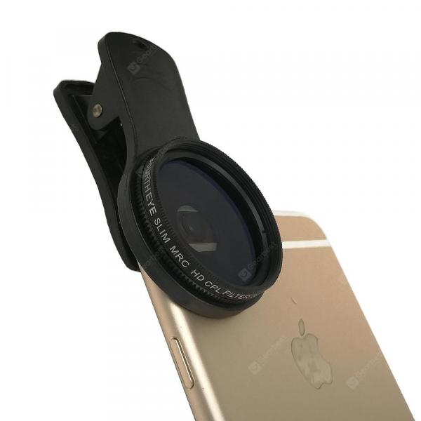 offertehitech-gearbest-37mm Professional Cell Phone Camera MRC CPL Lens Filter with Clip for iPhone  Gearbest