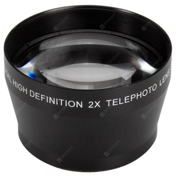 offertehitech-gearbest-52mm 2X High Deifinion Telephoto Lens for Nikon Sony Canon  Gearbest