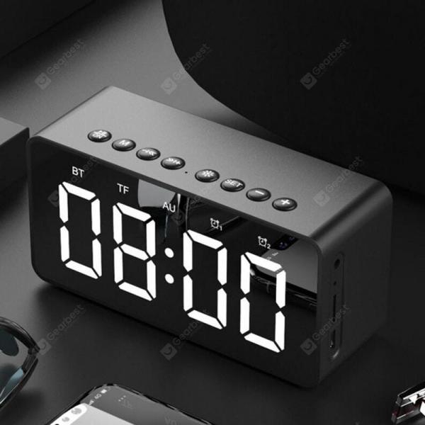 offertehitech-gearbest-AEC Multifunctional Portable Practical Bluetooth Alarm Clock Speaker  Gearbest