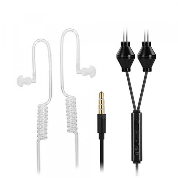 offertehitech-gearbest-Anti-radiation 3.5mm Wired Air Tube Earphones with Microphone  Gearbest