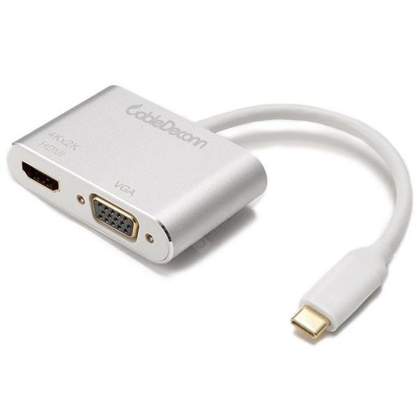offertehitech-gearbest-CableDeconn USB 3.1 Type-C to HDMI / VGA Converter  Gearbest