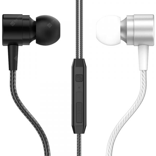 offertehitech-gearbest-D1 Metal In-ear Headphones Line Control with Wheat Tuning Earphones Universal Mobile Phone Headset Earphones  Gearbest