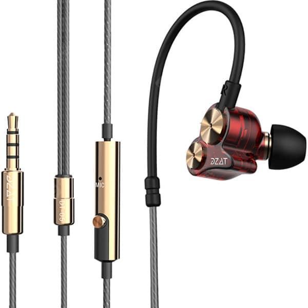 offertehitech-gearbest-DZAT DT - 05 Double Moving Ring Passive Noise Canceling Headphones  Gearbest
