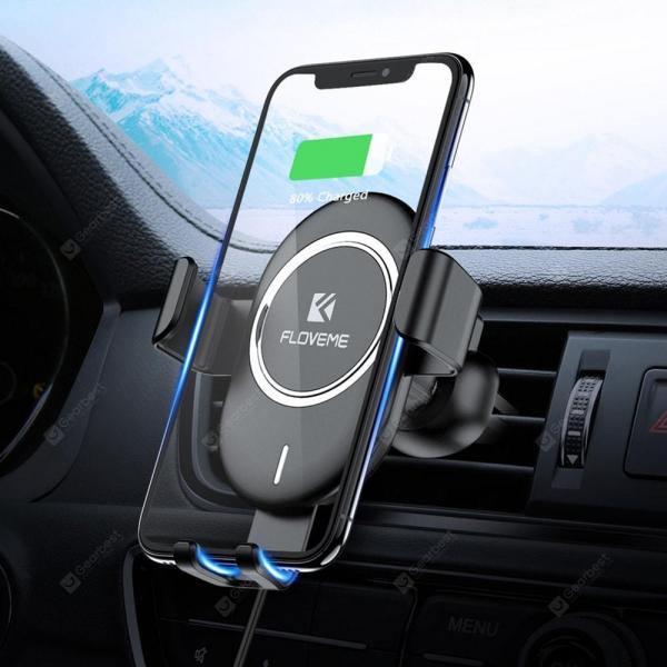 offertehitech-gearbest-Floveme Car Gravity Wireless Charger Phone Holder  Gearbest