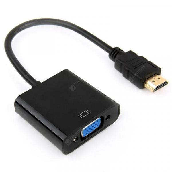 offertehitech-gearbest-Hdmi to Vga Hdmi Converter with Audio Power Supply  Gearbest