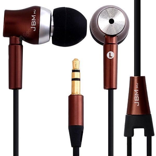 offertehitech-gearbest-JBMMJ MJ800 Professional Low Mass Fancier In - ear Earphone / Headphone 3.5MM Jack 1.2M Round Cable for MID MP3 MP4 CD Smart Phone Radio Audio Class Computers  Gearbest