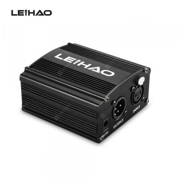 offertehitech-gearbest-LEIHAO 48V Phantom Power Supply with Adapter XLR Cable  Gearbest