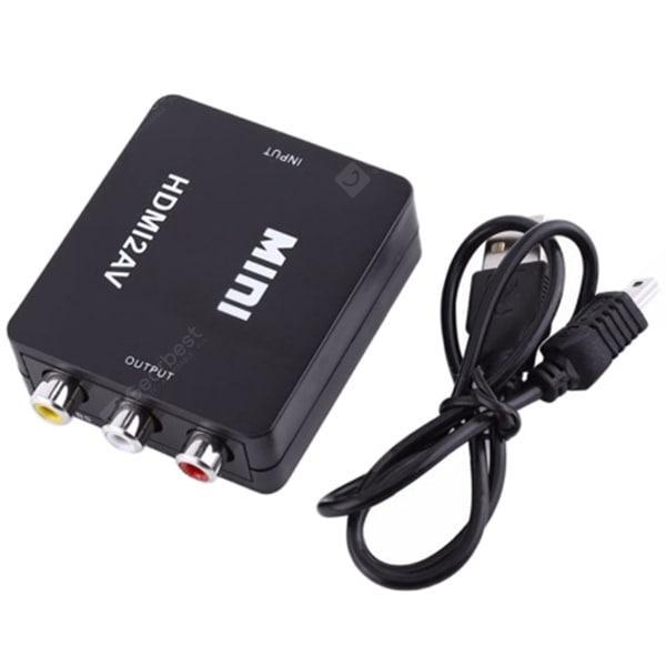 offertehitech-gearbest-MINI HDMI to AV 1080P HD Converter Switcher  Gearbest