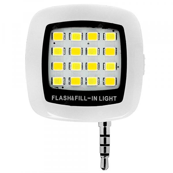 offertehitech-gearbest-Mini 16 LED Selfie Enhancing Dimmable Cellphone Camera Flash Fill-in Light  Gearbest